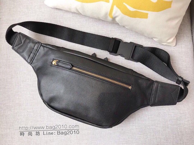 Burberry專櫃新款包包 巴寶莉2018款塗鴉logo腰包胸包  db1005